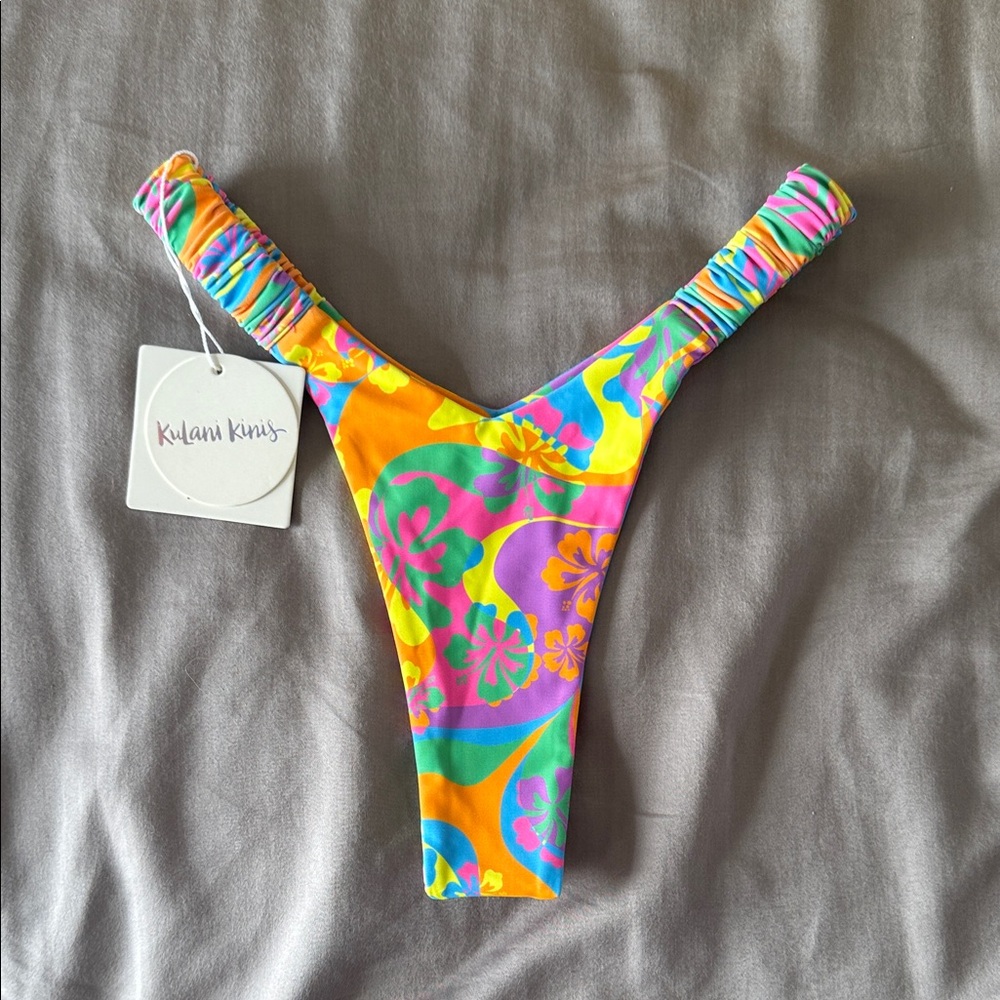 Kulani Kini's Vibrant Floral Bikini Bottom